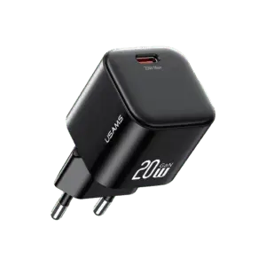 Catálogo cargador pared 20w usb c carga rápida negro usams